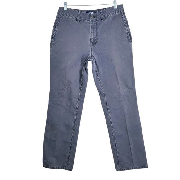 Vtg North Face TNF Khaki Pants Mens 32 Gray Straight Leg Twill (31x30) Gorpcore - Picture 11 of 12
